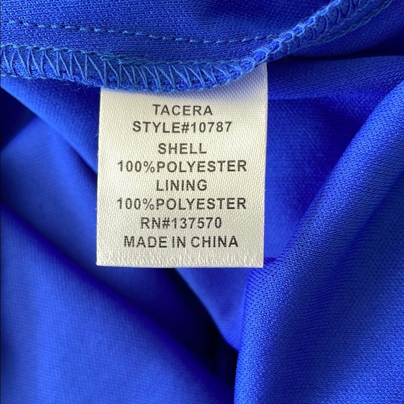 Tacera Royal Blue Sleeveless Dress - Picture 6 of 6